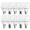 Aigostar - Lampadina LED E14 4.9W Luce Bianca Fredda 6500K 420 Lumen, Mini Globo Lampadina a Sfera Pacco da 10