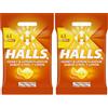 Halls Caramelli duri Sapore Miele e Limone, 4 x 32 g (Confezione da 2)