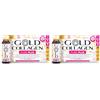 GOLD COLLAGEN New Pure Plus - Collagene Integratore con Biotina Crescita Capelli Pelle Unghie, Equilibrio Ormoni e Sistema Immunitario, Vitamina C, 8g Collagene Marino, Acido Ialuronico 1 Pack 10x50ml
