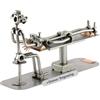 Steelman24 I Omini di Viti Osteopata con Piastra di Incisione Personale I Idee Regalo Originale I Soprammobili in Metallo I Modellino