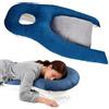 BORDRISE Cuscino per Dormire a Pancia in Giù, Face Down Pillow Dormire Cuscino Regolabile in Altezza per il Recupero Oculare Cuscino Ergonomico per il Viso in Memory Foam