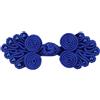 Blausky 10 paia di nodi cinesi,Rana Buttons con perline,Retro Chinese Knots Closure Sewing Fasteners Rana Bottoni per Cheongsam Tang Sciarpa Cloak Maglione Cappotto Cappotto,Zaffiro