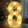Fancysky Lettere LED da 22 cm, Lettere Luminose Led, Adatte per Proposte di Matrimonio, Festival, Feste e altri Eventi per Creare un'atmosfera Romantica e Accogliente (8)