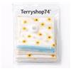 Terryshop74® 4 Sacchi Sottovuoto per Vestiti con Valvola, Buste Salvaspazio Riutilizzabili, Trasparenti con Fantasia Girasoli, Ideali per Cambio Stagione, Viaggio e Armadio (80x130cm)