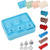 Homaskylynn Butt Plug Ice Mold, Butt Penis Plug Ice Cube Tray, Anal Plug Ice Mold, Butt Plug Ice Maker, Personalized Ice Cube Mold with Lid, Adult Prank Silicone Ice Cube Tray for Stanley Cup(A-Blue)