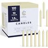 Candle Charisma 100 candele a forma di incantesimo, 10,2 cm, non profumate, senza fumo e antigoccia, candele colorate, 1,5 ore di combustione, 1 cm di spessore, candele coniche per rituali,