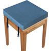 Holomaalahi Cuscini per sedie da Cucina 33x33x5cm, Cuscino Quadrato per Sgabello, Cuscini Antiscivolo, con Fodera Rimovibile, per Soggiorno, Cucina, Scuola, Ufficio
