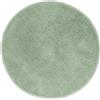 andiamo Tappeto da bagno antiscivolo Florida - Tappeto da bagno morbido e soffice - Tappetino da bagno antiscivolo lavabile - Tappetino da bagno per bagno 60 cm rotondo Salvia