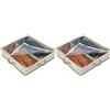 DOMO PAK LIVING Ella Beige Custodia per Stivali a 2 scomparti (Confezione da 2)