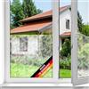 d-c-fix pellicola per finestra Tara 67,5 cm x 2 m - pellicola oscurante autoadesiva con motivo moderno per superfici in vetro - autoadesiva, opaca, decorativa
