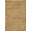 -LUXOR- living Luxor Living Tappeto naturale Giava tessuto in 80% iuta e 20% cotone, naturale 65 x 130 cm