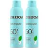Bilboa Belli Freschi Protezione Solare SPF 50+,con Menta Acquatica, La Freschezza sulla Pelle è Servita, Resistente all'Acqua, Dermatologicamente Testata, 150 ml (Confezione da 2)