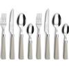 Amefa 2260LIT000C40 Paille - Servizio di posate 24 pezzi, colore: Tortora (Confezione da 2)