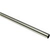 Gardinia Asta per Tenda, Tubo in Metallo, Serie Chicago, Diametro 20 mm, Lunghezza 120 cm, Effetto Acciaio Inox