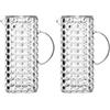 Guzzini - Tiffany, Caraffa con Coperchio - Trasparente, ø 11,5 x 18,5 x h25,5 cm | 1750 cc - 22560000 (Confezione da 2)