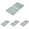 Westmark Tappetini antigoccia Bar - scolapiatti flessibile per asciugare piatti, posate e bicchieri, scolapiatti per lavello - plastica, 2 pz. (Confezione da 4)