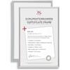 walther design Galeria KG130HD - Cornice portafoto in plastica, 21 x 29,7 cm, confezione da 2, formato DIN A4, argento