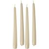 Cereria Di Giorgio - 10 Candele Coniche - Diametro 2,2 cm Altezza 25 cm - Colore Avorio - Durata 7 ore - Standard per candelabro (Confezione da 2)