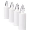 La Briantina Lumino Elettrico a Led Stilo Pacis, Durata 50 Giorni, Bianco con Luce Bianca Tremolante, 10xø3 cm. (Confezione da 4)