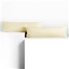 DecoKing Set di 2 federe 20 x 145 * 2 cm, jersey 100% cotone pettinato, chiusura a cerniera Avorio Amber