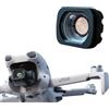 Hesupy Obiettivo grandangolare per DJI LITO X1, campo di ripresa FOV 100°, vetro ottico con rivestimento multistrato con telaio in alluminio, filtro per obiettivo della fotocamera, accessori per droni