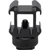 OSNIYAW Estensione di montaggio a slitta per fotocamera, supporto di prolunga a caldo con triplo adattatore a freddo, accessorio a tripla base