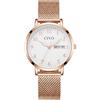 CIVO Orologio Donna Lettura Facile: Analogico Quadrante 35mm Grande Numeri | Elegante Orologio da Polso con Lancette Luminose Data Giorno per Uso Quotidiano Casual - Regalo per Moglie Madre Anziani