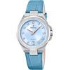 Festina Orologio Donna Analogico in Acciaio Inossidabile e Pelle Blu