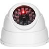 Generic Telecamera di Sorveglianza Simulata Mr-18b con LED IR Fittizi per Casa e Ufficio, Design a Cupola per Interni Ed Esterni, Struttura in Polistirolo Resistente