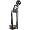 OSNIYAW Supporto per testa a sfera a 180 gradi, in lega di alluminio, per fotocamere, treppiedi, smartphone, con strumento di regolazione, adattatore per testa a sfera