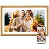 Pastigio 32GB Natural Wood Grain Digital Photo Frame 15,6 pollici