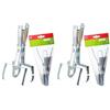 SWISSINNO Trappola per Talpe e Arvicole Classic - Trappola a tenaglia in acciaio zincato, design europeo, riutilizzabile - 1 pezzo (Confezione da 2)