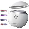 ROLANDUS Massaggiatore Viso Lifting Antirughe - Rolandus® Elettrico Massaggio EMS GuaSha Viso, Dispositivo di Bellezza a 45℃ Microcorrente con 4 Modalità e 3 Colori LED Radiofrequenza Anti-invecchiamento