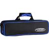 Classic Cantabile Custodia Leggera Blu per Flauto Traverso - Gig Bag resistente, impermeabile, imbottitura termica di qualità, adatta a tutti i flauti comuni, con tracolla.
