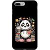 Study Panda Student Coffee Ramen Custodia per iPhone 7 Plus/8 Plus Panda dell'esame universitario con caffè e libri ramen