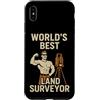 Land Surveying Equipment Custodia per iPhone XS Max Miglior geometra al mondo