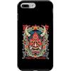 TOKYO WAVES Oni Mask Designs Custodia per iPhone 7 Plus/8 Plus Hannya Oni Mask Devil Yokai - Maschera giapponese con tatuaggio demone