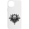 Wholesome Sketch Co Custodia per iPhone 14 Plus Opera d'arte Cerberus Hellhound Dark Fantasy Underworld Beast