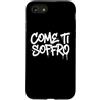 dolceSenso URBAN Custodia per iPhone SE (2020) / 7/8 COME TI SOFFRO testo bianco
