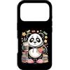 Study Panda Student Coffee Ramen Custodia per iPhone 17 Pro Panda dell'esame universitario con caffè e libri ramen
