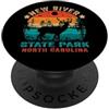 KAEDAM Gifts: State Parks New River State Park North Carolina Retro Tramonto Souvenir PopSockets PopGrip Adesivo