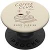 Sunday Line Studio Coffee Club servito tutti i giorni ogni mattina amante del caffè PopSockets PopGrip Adesivo