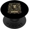 taurus zodiac vintage engraving bull cre Grafica incisione vintage Toro PopSockets PopGrip Adesivo