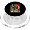 Ancient Greek Mythology Titan Kronos Pow Kronos Titano greco Dio del Tempo Mitologia Potere PopSockets PopGrip per MagSafe