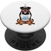 Rottweiler Puppy Lover PS Rottweiler Let's Pawty, festa di compleanno per amanti dei cani PopSockets PopGrip Adesivo