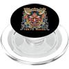 Japanese Oni Mask Aesthetic By TOKYO WAV Maschera giapponese del diavolo Yokai del diavolo Hannya Giappone Oni PopSockets PopGrip per MagSafe