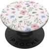 Floral Aesthetic Flower Botanical Gifts Carino Crema Rosa Floreale Fiocco Foglie Modello Vintage PopSockets PopGrip Adesivo