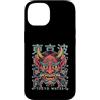 Japanese Aesthetic by Tokyo Waves Custodia per iPhone 14 Maschera giapponese del diavolo Yokai del diavolo Hannya Giappone Oni
