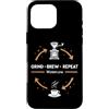 Vita Da Barista Casa Espresso Caffe Filt Custodia per iPhone 16 Pro Max Grind Brew Repeat routine caffè pour over casa