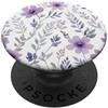 Floral Aesthetic Flower Botanical Gifts Viola Acquerello Fiori Floreali Fogli PopSockets PopGrip Adesivo